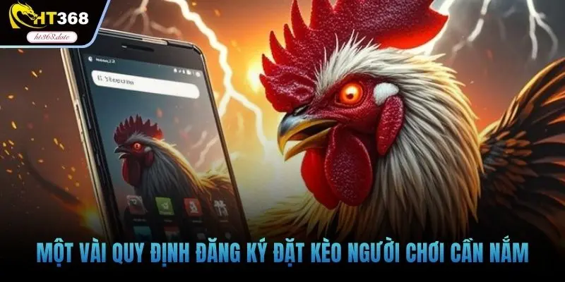 Một vài quy định đăng ký đặt kèo người chơi cần nắm